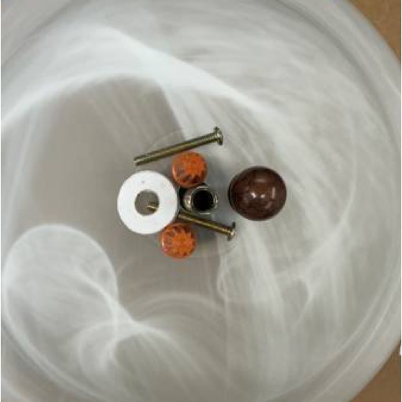 Semi-Flush Mount Light Fixture - Picture 4 of 4